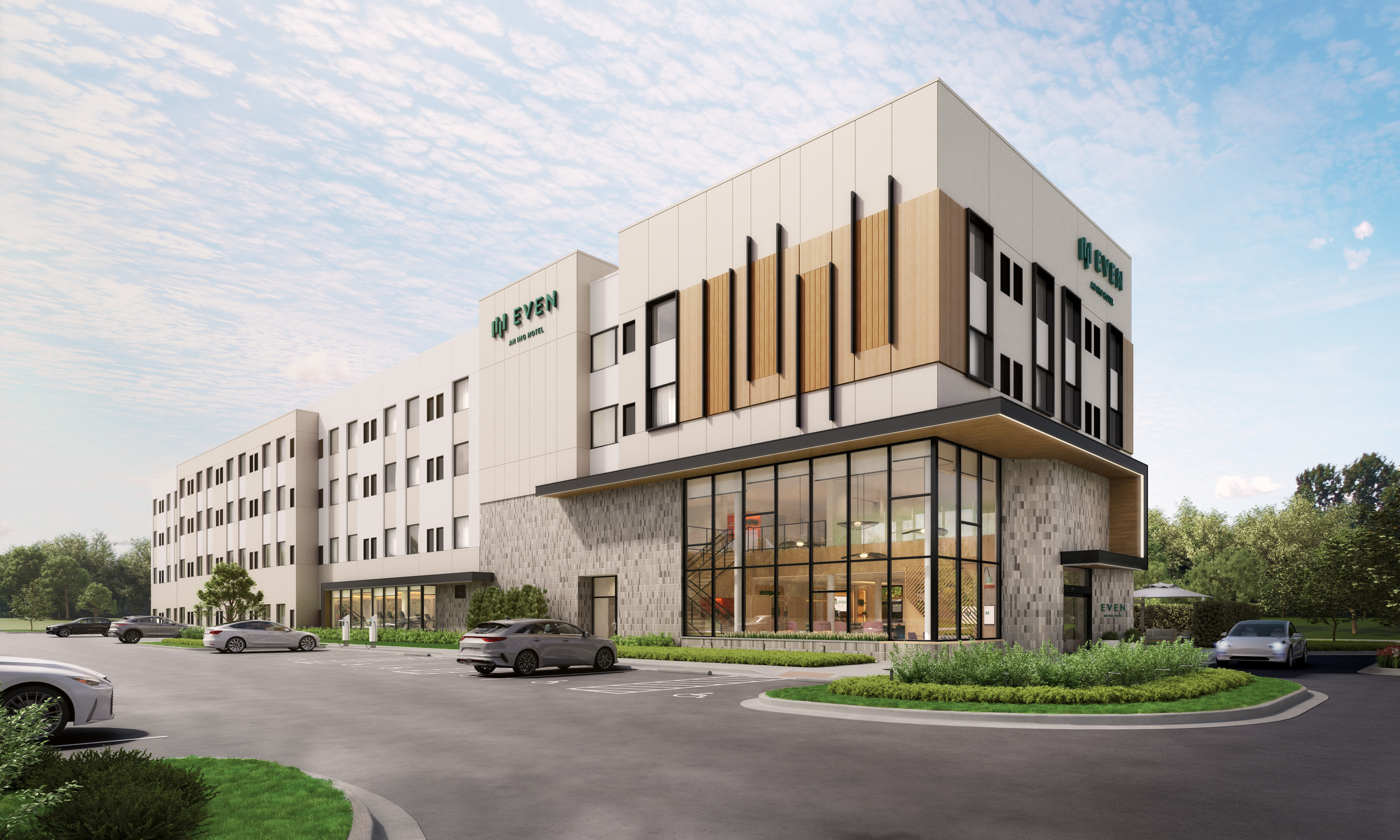 EVEN Hotels Exterior Rendering