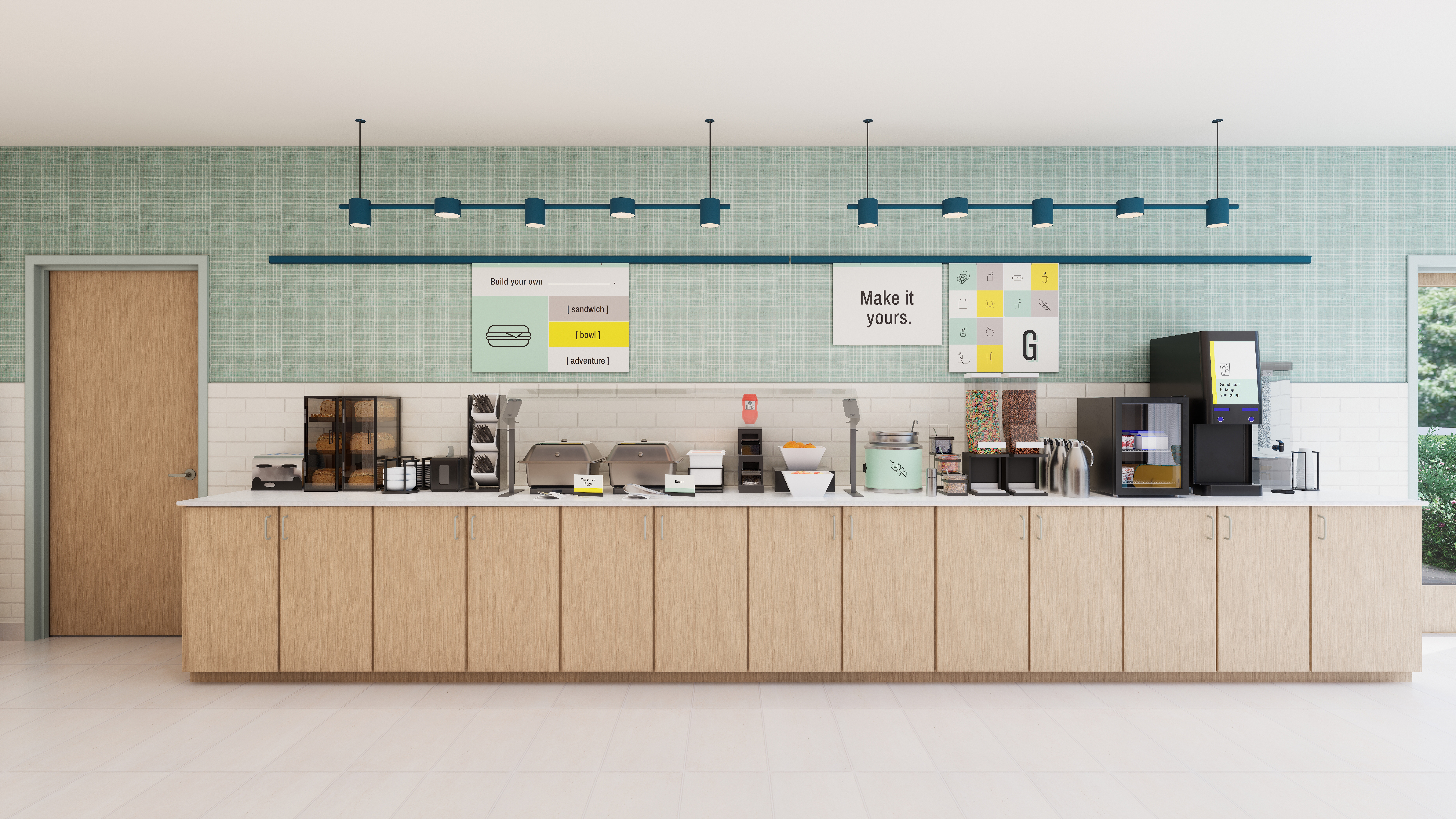 Garner hotel breakfast